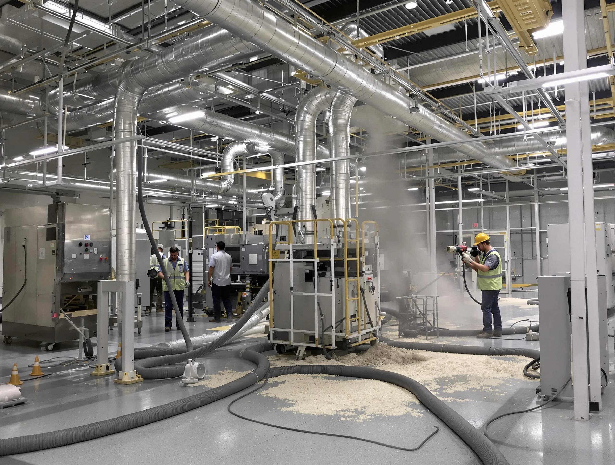 Heavy-duty industrial duct cleaning by West Mifflin Air Duct Cleaning in West Mifflin