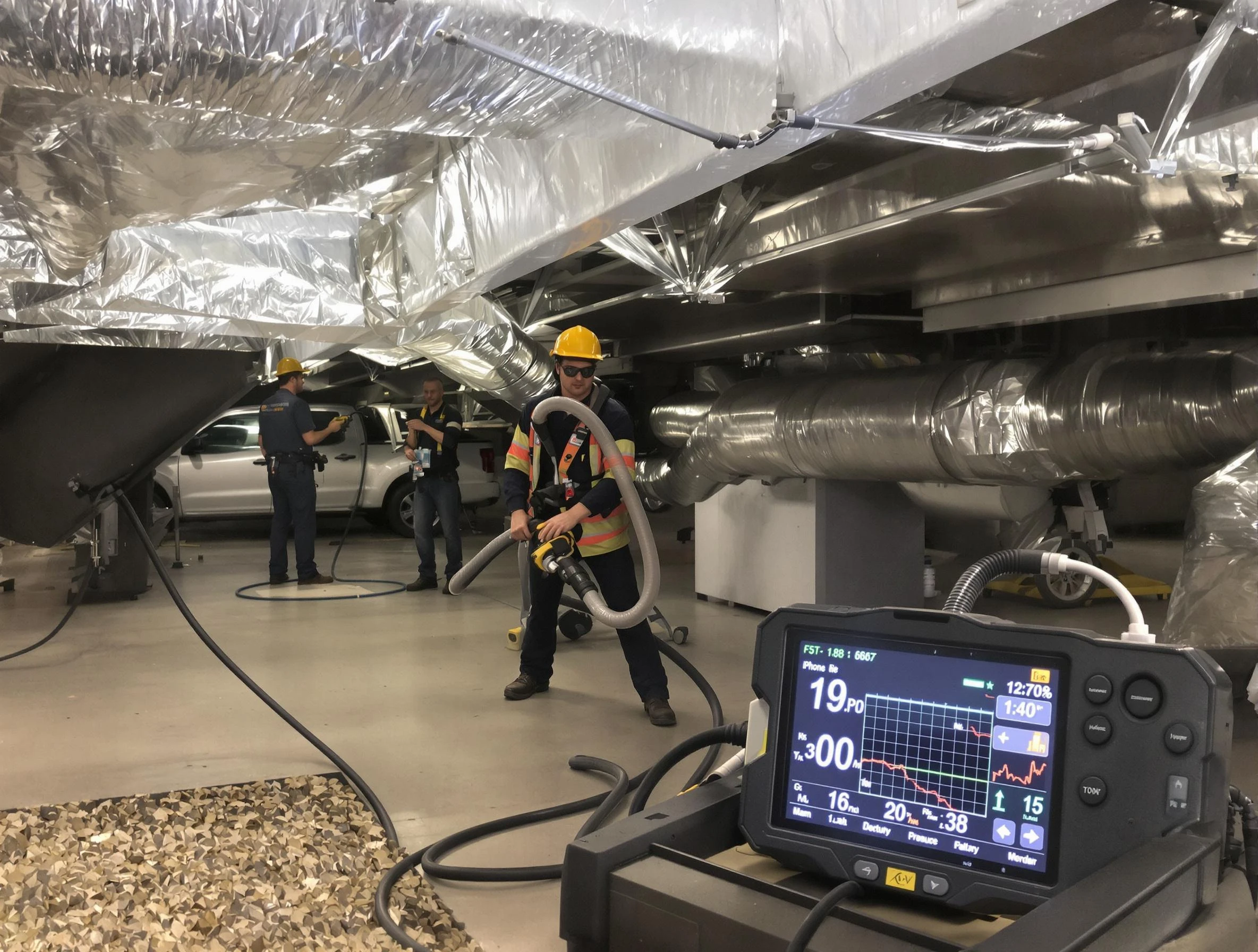Professional negative pressure duct cleaning by West Mifflin Air Duct Cleaning in West Mifflin